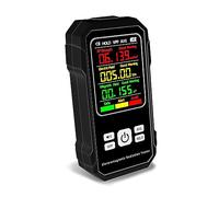 Contatore Geiger, Rilevatore di radiazioni elettromagnetiche digitali Campo elettrico Tester di intensità del campo magnetico Misuratore EMF con funzione di allarme sonoro(Noir)