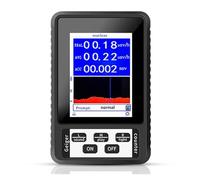 Contatore Geiger Rilevatore Di Radiazioni Nucleari Dosimetro Personale Rilevatore Di Raggi X Beta Gamma LCD Tester Radioattivo Strumento Di Marmo Ampiamente Applicabile(XR-1)