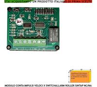 Contatore Impulsi di Allarme x Sensori Vibbrazione Switch Sintap Serrande Roller