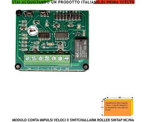 Contatore Impulsi di Allarme x Sensori Vibbrazione Switch Sintap Serrande Roller