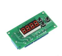 Contatore LED a 4 cifre con uscita relè 10A per controllo apparecchiature DC 12V 24V Ingresso con funzione di memoria dopo perdita di potenza (DC12V)