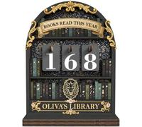 Contatore libri Leggi quest'anno, Contatore per libri per sfide di lettura, Tracker sfide di lettura, decorazione per gli amanti dei libri, scrittori, librerie letterarie, accessori decorativi per