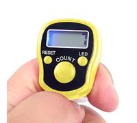 Contatore manuale - Contatore elettronico a LED portatile, numerica, portatile, per dita, anello portatile per conteggio accessorio per l'allenamento scolastico e sportivo