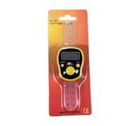 Contatore manuale, contatore elettronico a LED, portatile, numerica, portatile, per dita, anello portatile per conteggio con display accessori di allenamento per bambini adulti