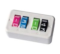 Contatore manuale del gioco con un alloggiamento dell'ABS delle carte della | Modulo ABS per giochi in famiglia, lezioni, punteggi in gara, concorsi in classe, sfide per feste, tornei