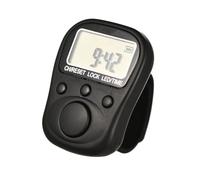 Contatore manuale LCD ricaricabile a 6 cifre con gestione multipla delle attività a 7 canali e anelli in silicone regolabili per Fitnes