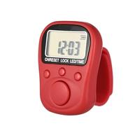 Contatore manuale LCD ricaricabile a 6 cifre con gestione multipla delle attività a 7 canali e anelli in silicone regolabili per il monitoraggio del fitness dispositivo di monitoraggio di eventi