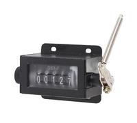 Contatore Meccanico Manuale a 5 Cifre, Tipo Pull, 0-99999, Azzerabile, per Conteggio Industriale, Fissaggio a Vite, Modello D67F