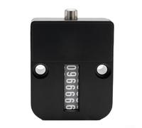 Contatore meccanico portatile per scatti di muffa, display a 7 cifre con funzione di memoria automatica e capacità di conteggio estesa per uso elettrico fai da te (quadrato)