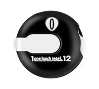 Contatore mini ictus di golf | Simple Sezione per attaccamento fino a 12 colpi Clip clip per cappello da golf bianco nero Contatore punteggio golf nero/bianco, contatore classico Clicker Punteggio fi