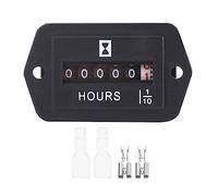 Contatore orario industriale portatile accumulato digitale display elettronico ore per generatore di motore Gasolin macchine agricole timer motore marine centrale elettrica tempo di costruzione