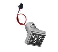 Contatore ore di funzionamento con display a LED, misuratore di tempo preciso, contatore ore di funzionamento, doppio display, adatto per stampa tessile e macchine utensili, timer a basso consumo