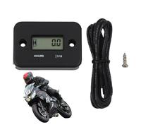 Contatore Ore Motore,Timer LCD Con Fili - Quadrante Digitale per Motore con Viti - per Snowmobile, Marino, Barca, Spazzaneve, Fuoribordo, Generatore, Moto