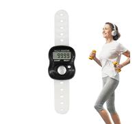 Contatore Per A Mano - Di | Digital Finger Tally Counter Pulsante Stop | Display Digitale Mini Portatile Con Banco Lap | Contatore Di Conteggi A Mano Per Coaching A Maglieria C