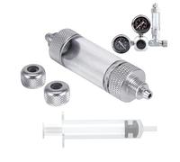 Contatore per bolle di per acquario, con testa singola, di aggiunta alla, con funzione di non ritorno per serbatoio di pesce