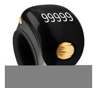 Contatore per dita, clicker elettronico a 5 cifre, contatore digitale contatore, strumento portatile per contare le preghiere, leggero e girevole, ideale per meditazione e relax