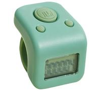 Contatore per dita con 6 canali, ricaricabile, impermeabile, contagiri Tasbih Tally Clicker con retroilluminazione a LED, blocco a un pulsante, funzionamento silenzioso, ricarica accessori, per sport