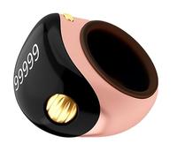 Contatore per dita, contatore a 5 cifre con display digitale elettronico, strumento portatile per contare le preghiere, per meditazione, verde, oro rosa, nero scuro