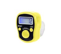 Contatore per dita - Contatore manuale clicker | Strumento per il passo delle dita, numerazione elettronica, display digitale numero LED accessori resettabili click per maglia e golf