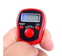 Contatore per dita - Contatore manuale clicker | Strumento per il passo delle dita, numerazione elettronica, display digitale numero LED accessori resettabili click per maglia e golf