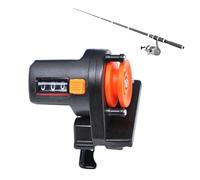 Contatore per lenza, 6,1 cm, in ABS, misuratore di lunghezza dell'attrezzatura da barca, strumento di misurazione della lenza da pesca in mare, contatore per acqua salata, pesca al calamaro