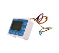 Contatore per l'irrigazione del tubo da giardino 1 Sensore Di Flusso Controllo Dello Schermo LCD Digitale Portatile In Plastica
