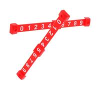 Contatore Segnapunti Biliardino Rosso in Plastica 2 Pezzi | Forma a Barca, Struttura Robusta, Adatto a Tutti i Livelli, Accessorio per Gioco da Tavolo