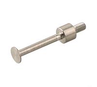 Contatto a punta piatta per indicatore digitale, diametro 5 mm gambo M2 5, per misurazioni di profondimetro su superfici curve (dimensioni: L20-0,4)