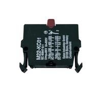 Contatto ausiliario a pulsante M22-K10 M22-KC10 NO M22-K01 M22-KC01 NC M22-A Serie M22 for contatti di commutazione del circuito di controllo(M22-KC10 1NC)