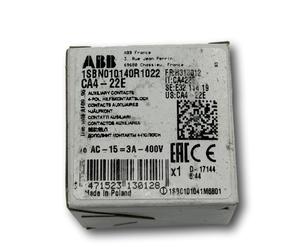 Contatto ausiliario ABB CA4-22E, 4 contatti, 2NC + 2NO (nuovo imballato) B43