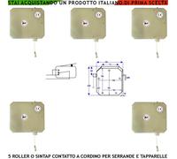 Contatto Cordino 5 Sensori Antifurto Tapparella Switchallarm Brevettato Sintap