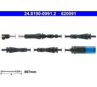 Contatto di avvertimento, usura pastiglie freno ATE 24.8190-0991.2 (1set-1pcs)