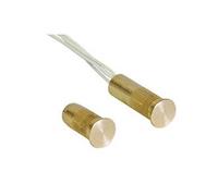 CONTATTO MAGNETICO CSA DA INCASSO CORTO IN OTTONE - CAVO LUNGO 2M CSA-414-CTF-2