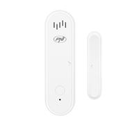 Contatto magnetico PNI Safe House HS301 con WiFi, per monitoraggio porta/finestra tramite applicazione Tuya Smart, allarme audio da 80 dB, altoparlante integrato, funzione di sfocatura, alimentazione