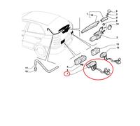 CONTATTO PORTELLONE POSTERIORE FIAT BRAVA ORIGINALE 46433270