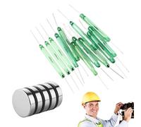Contatto Reed,12pcsMagnetico Reed Interruttore,Magnete Vicino - Circuito di Rottura,Reed Interruttore,Normalmente Aperto Interruttore di Induzione,Interruttore a Induzione Magnetica Con 5pcs Magneti