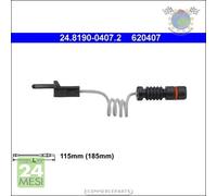 Contatto sensore usura freni ATE Posteriore per MERCEDES SPRINTER 316 314 313 3