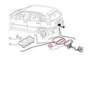 CONTATTO TERGILUNOTTO FIAT PUNTO ORIGINALE 46457754