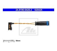 Contatto Usura Pastiglie Freno ATE per Mercedes Classe R (W251/V251)