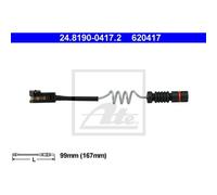 Contatto Usura Pastiglie Freno ATE per Mercedes Sprinter 4-t Scatola (B904)