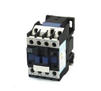 Contattore 9A 3 fasi 3 poli 1No 24VAC 36V 220V 380V 50Hz / 60Hz Tensione bobina AC.Contatore Relè Motore Avviatore magnetico 35mm Montaggio su guida DIN Elettrico industriale Componenti elettronici (