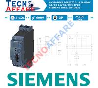 Contattore AC-3 40A 3P 1NO+1NC AC/DC 84-155V S2 Siemens 3RT2035-1NF30