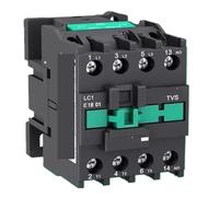 Contattore AC LC1E-0910/1210/1810/2510/3210/3810/0901/1201/1801/2501/3201/3801 24 V/48 V/110 V/220 V/380 V Contattore a 4 poli(LC1E18 01,110v)