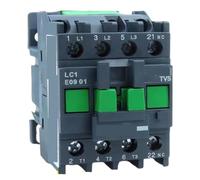 Contattore AC LC1E-0910/1210/1810/2510/3210/3810/0901/1201/1801/2501/3201/3801 24 V/48 V/110 V/220 V/380 V Contattore a 4 poli(LC1E09 01,24V)