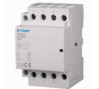 Contattore AC per Uso Industriale, 3P 63A 3NO 380V, Contattore automatico Per Motori, Occupa 3 Moduli RAIL DIN