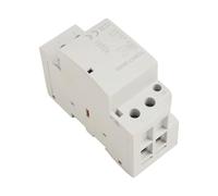 Contattore CA 2 poli 2NO controllo circuito per montaggio su guida DIN AC 230 V Design ad alta efficienza energetica con alloggiamento ignifugo e funzionamento a rumore minimo (63A)