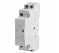 Contattore CA 2P 1NO 1NC, 25A 220V/230V 50/60Hz Contattore CA Domestico Montaggio su Guida DIN Contattore CA Domestico per Applicazioni Domestiche