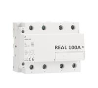 Contattore CA 4 fasi 100A 220V 230V Controller interruttore contattore modulare for uso domestico su guida Din Smart Home Hotel(4P 100A 3NO1NC 230AC)