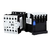 Contattore CA, CJX2-K1210 0910 0610 24V 220V 380V 6A 9A 12A Contattore CA Din Rail 3P 3main 1NO/3main 1NC Tensione bobina(NXC 06M01 AC,220V)