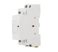 Contattore CA, Contattore AC per Uso Domestico, 220V/230V 2P 20A 1NO 1NC Contattore CA per Uso Domestico Accessori per contattori per Montaggio su Guida DIN, Montaggio su Guida DIN da 35 mm
